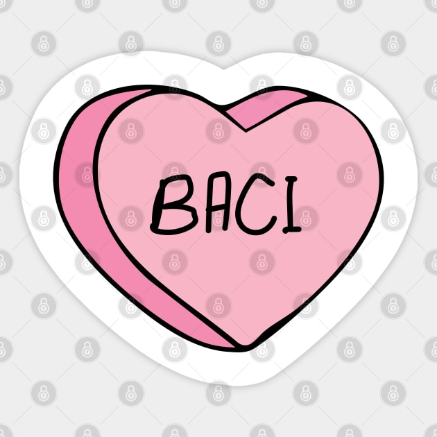 Baci Sticker by Laura Contarino